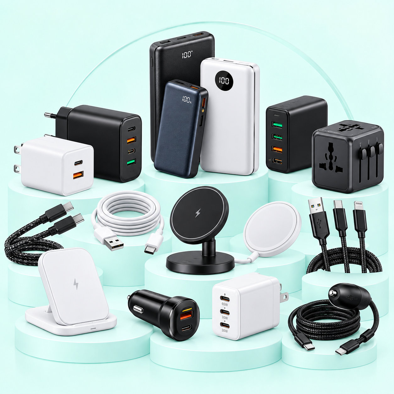 Charger - Cables - Powerbank
